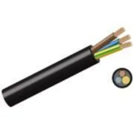 1.5mm Cabtyre 3 Core Cable 100M Roll High Quality Black