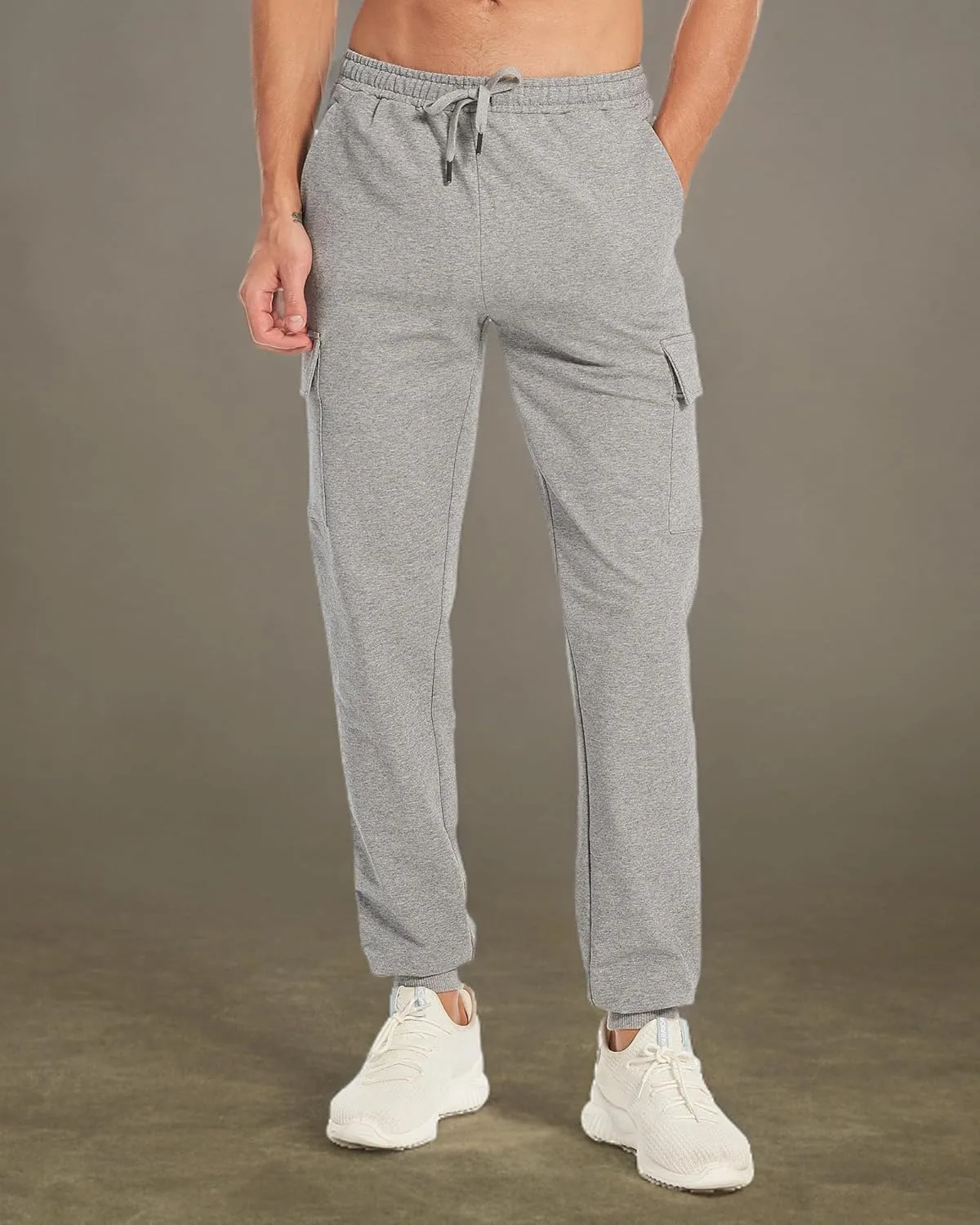 34/36 Inseam Sweatpants for Tall Men Extra Long Joggers Workout Pants with Zipper Pockets