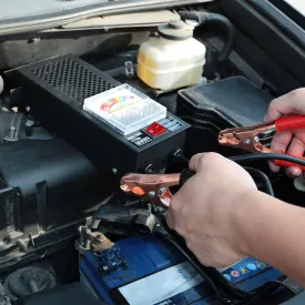 6-12V Automotive Battery Tester with Heavy Duty Insulated Copper Clips