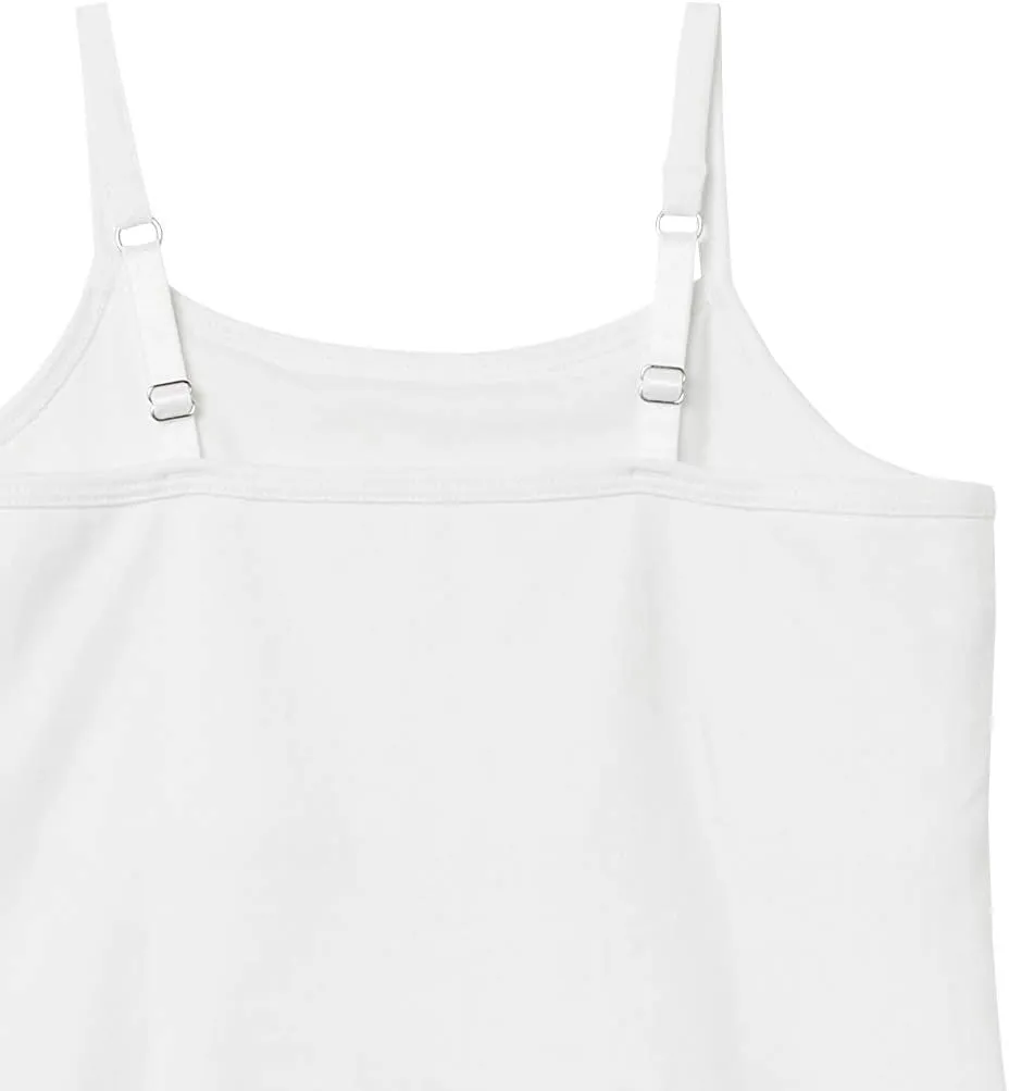 Amazon Essentials Girls and Toddlers' Shelf Layering Camisole, Pack of 4