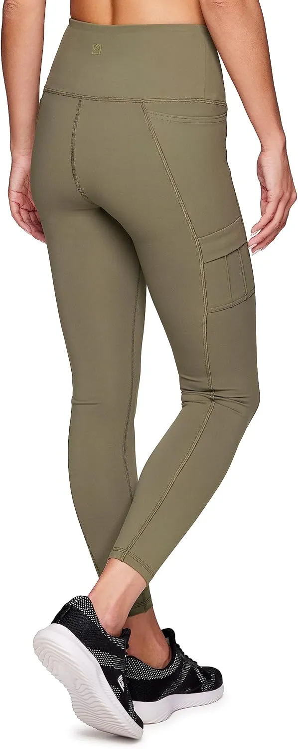 Avalanche Women's Outdoors Workout High Impact Full Length Cargo Pocket Legging