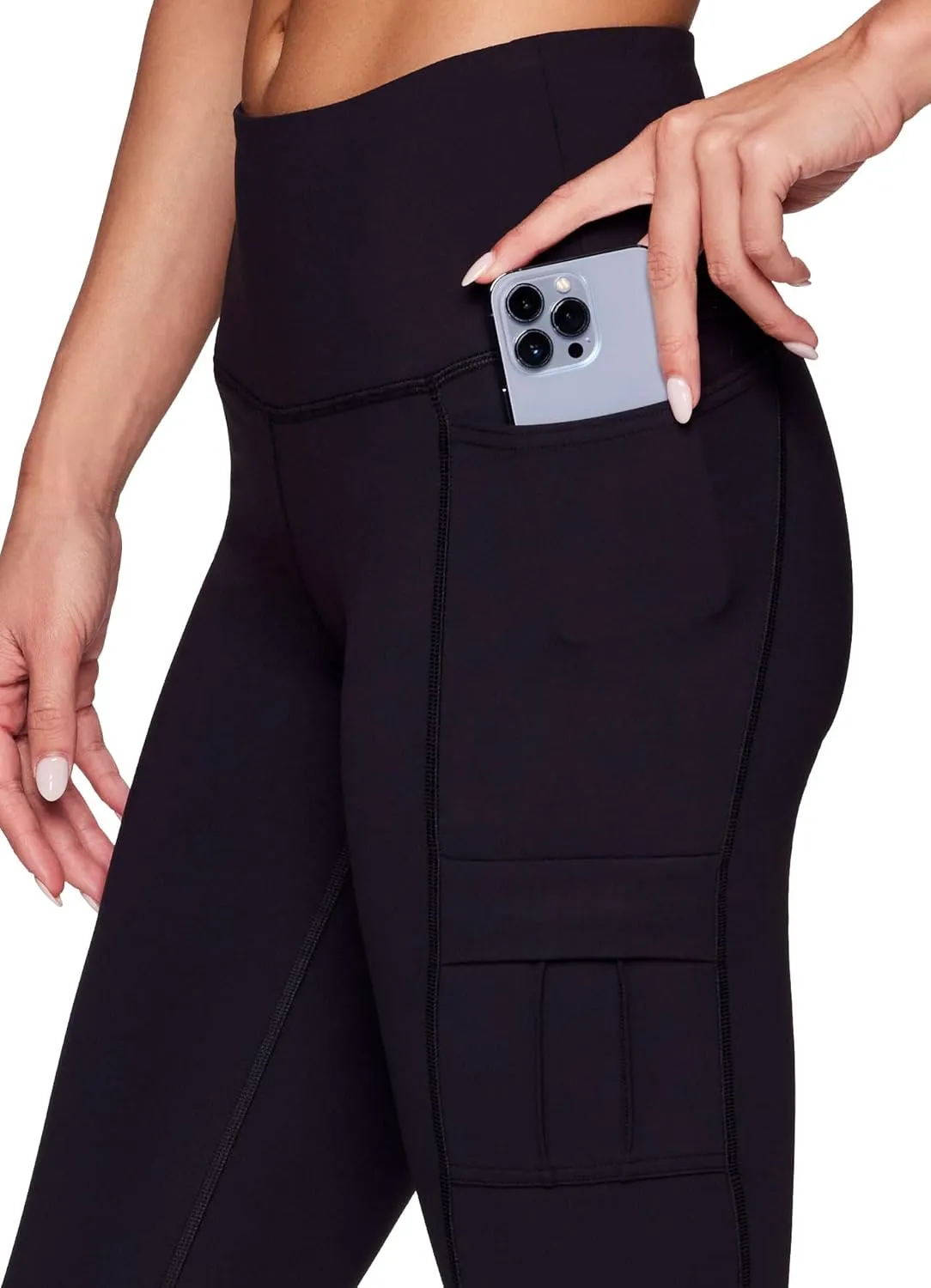 Avalanche Women's Outdoors Workout High Impact Full Length Cargo Pocket Legging
