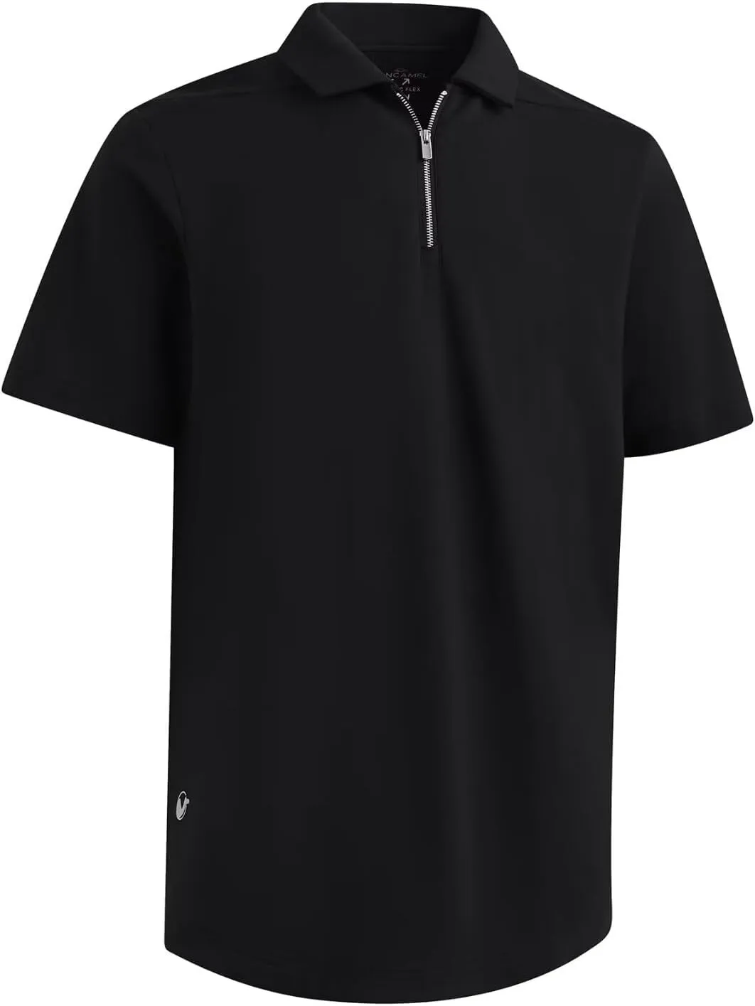 Mens Quarter Zip Polo Shirt Long and Short Sleeve Collared Shirts Moisture Wicking Performance Golf Polo Shirts