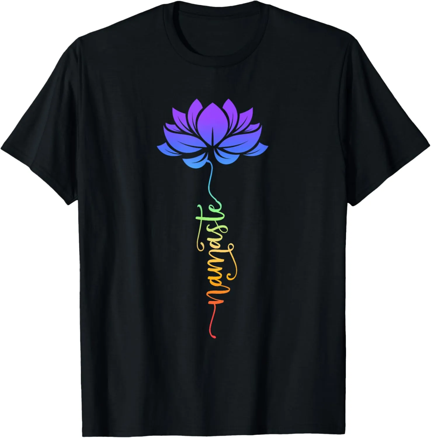 Namaste Lotus Flower Meditation Yoga T-Shirt