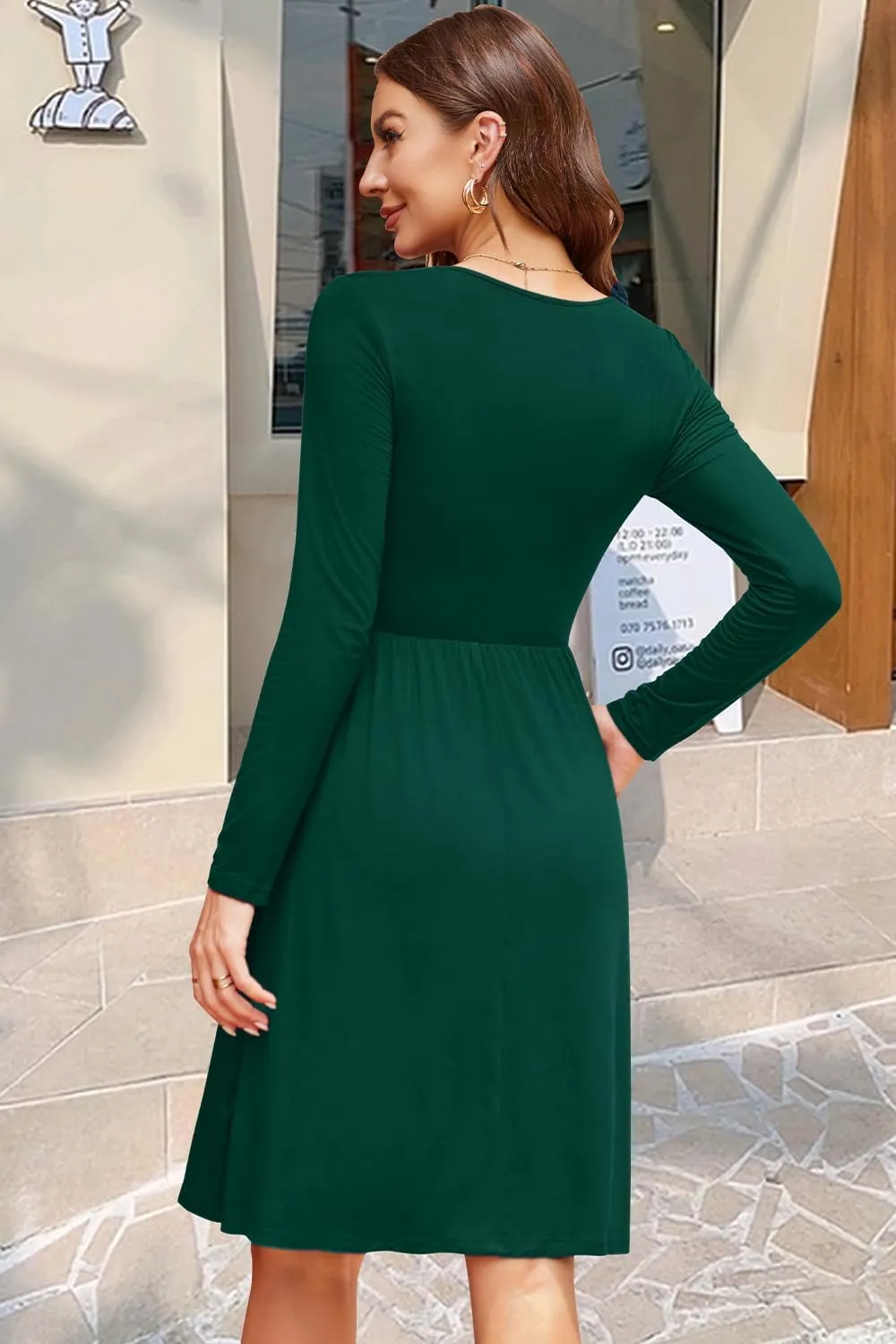 OUGES Womens Solid/Floral Maternity Dresses Sleeveless/Long Sleeve Nursing Gown Breastfeeding Clothes